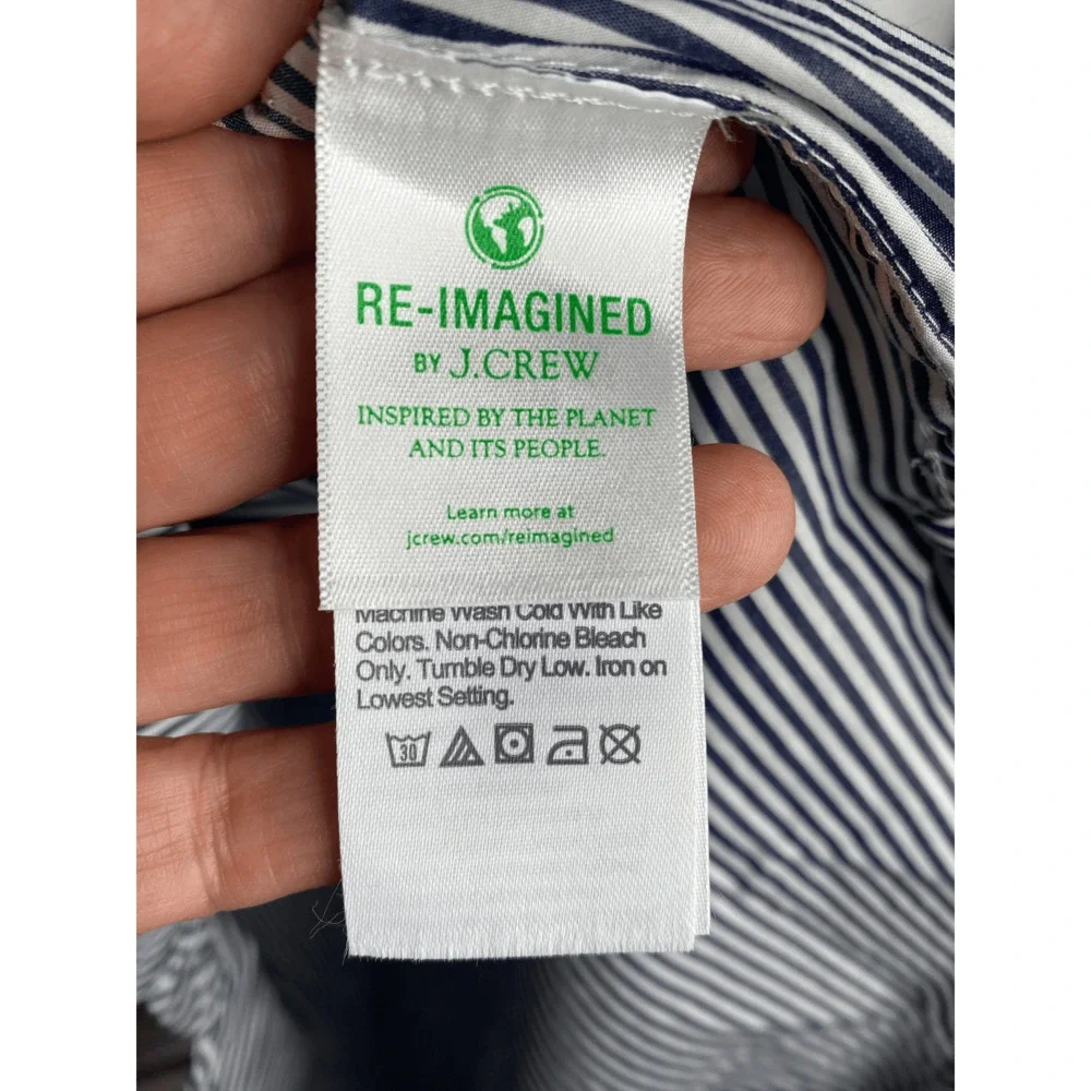 J‎ Crew Classic Fit Cotton Poplin Shirtdress NWT